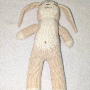 Honey the Bunny doll, Blabla brand, 12 inch Hand knitted with 100% cotton
